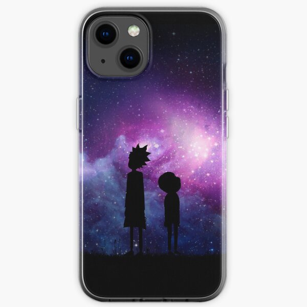 Rick and Morty Space Design minimaliste Coque souple iPhone