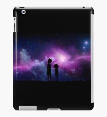 Minimalist Rick and Morty Space Design iPad Case/Skin