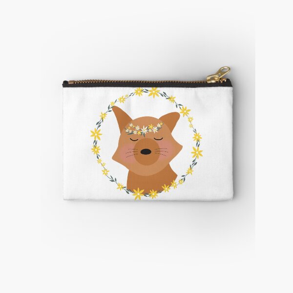 Item preview, Cute Fox and Flower designed and sold by FoxandCrow.