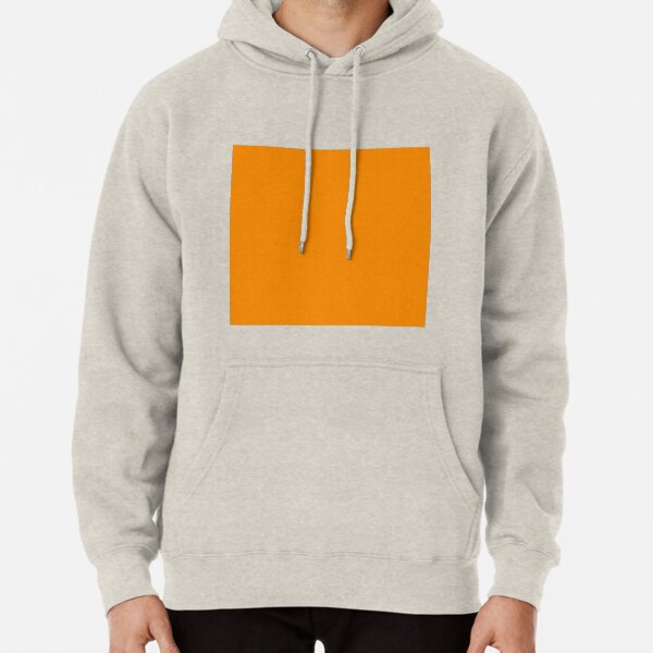 plain orange hoodie