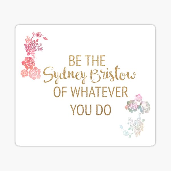 Item preview, Be the Sydney Bristow of Whatever You Do designed and sold by timelessdreams.