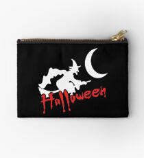 Halloween Hexe auf Besen Studio Clutch