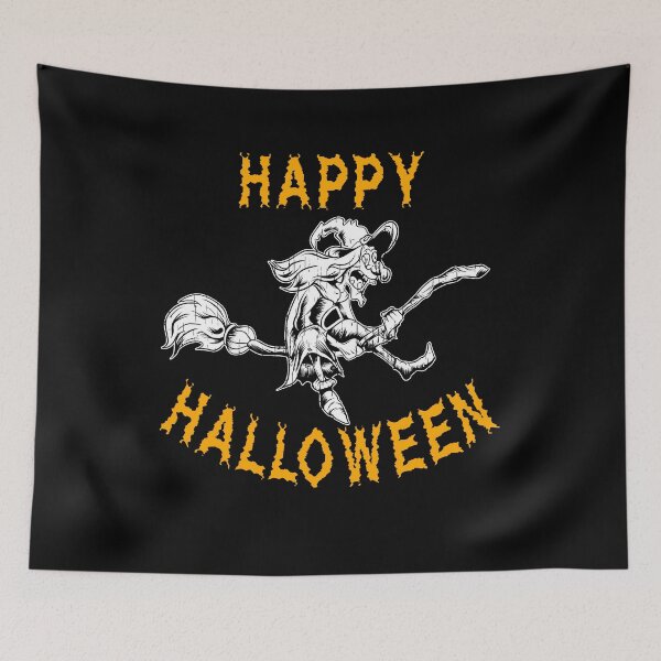 Item preview, Witch on Broom Halloween Holiday T shirt designed and sold by we1000.