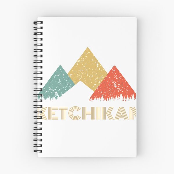 Item preview, Retro City of Ketchikan Mountain Shirt designed and sold by Theodore Cory.