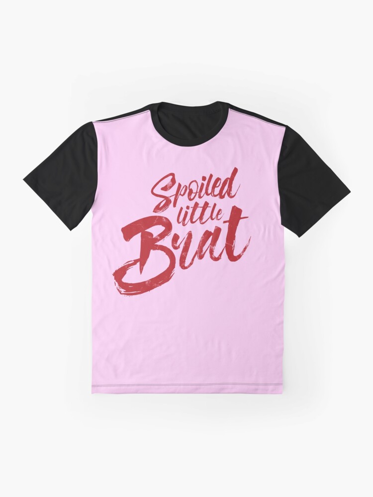 Alternate view of Spoiled Little Brat - Red Graphic T-Shirt