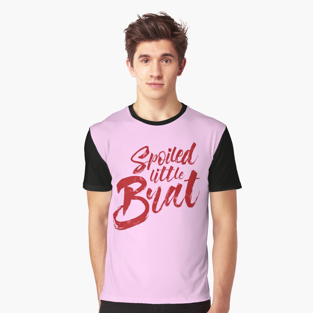 Spoiled Little Brat - Red Graphic T-Shirt