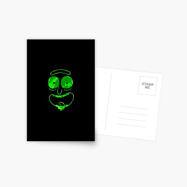 Rick hidden. Postcard