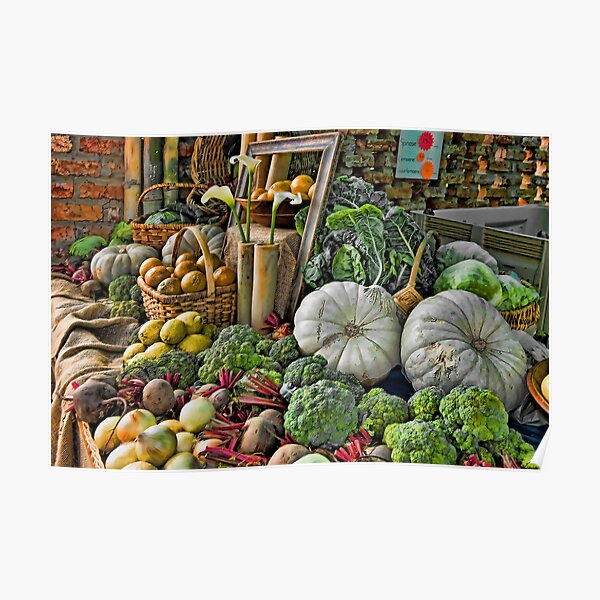 Morning Market Poster