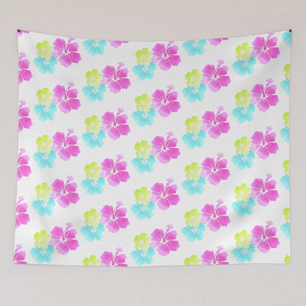 Item preview, Hawaii Hibiscus, Pink, Green, Blue  designed and sold by PixDezines.