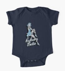 Body de manga corta para bebé Cyborg Bette (Bettes FB Custom)