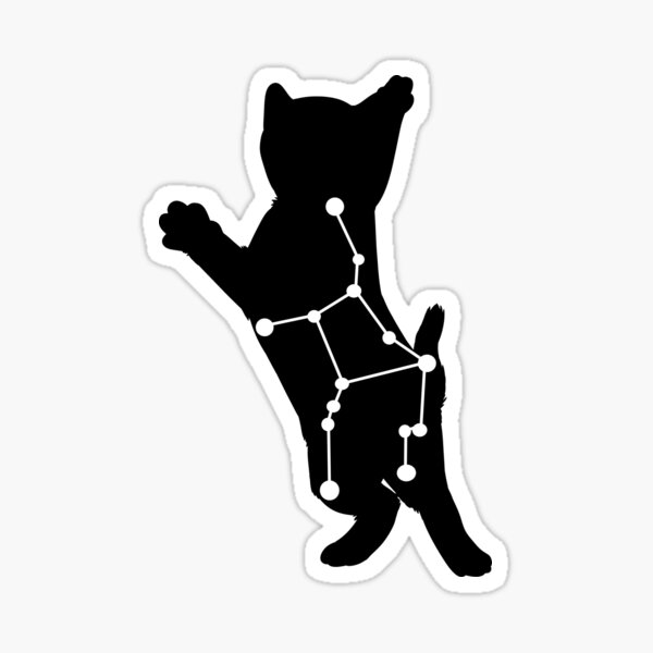 sagittarius cat Sticker for Sale by despresso