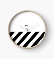OFF-WHITE BED Clock