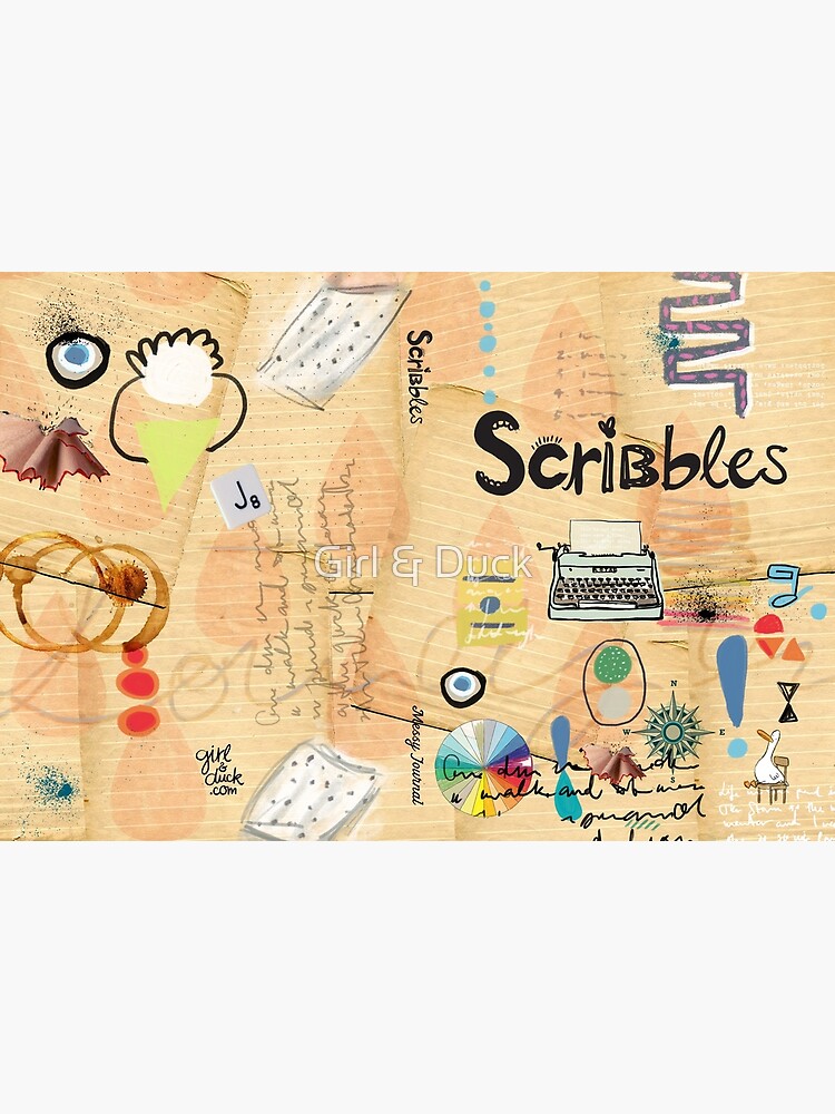 Thumbnail 3 of 3, Journal, Scribbles! designed and sold by GirlandDuck.