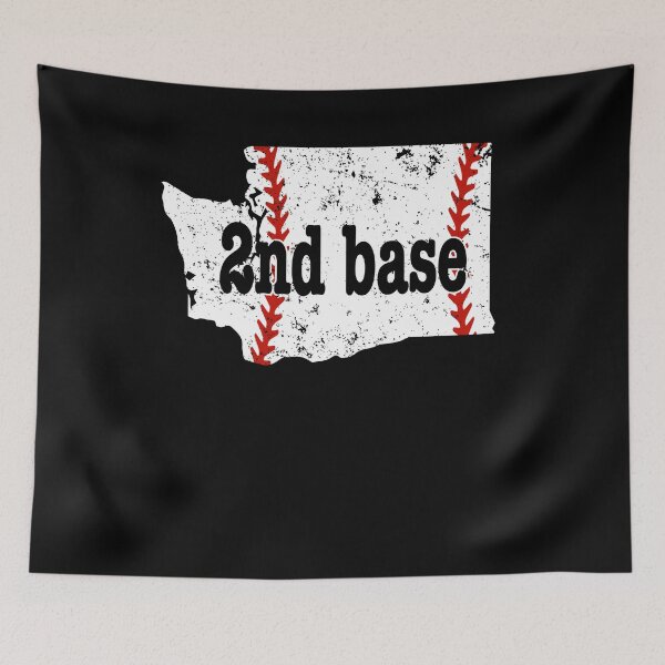 Item preview, Second Base Baseball Washington 2nd Base Softball designed and sold by shoppzee.