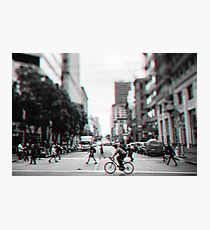 Stereoscopic San Francisco People Photographic Print