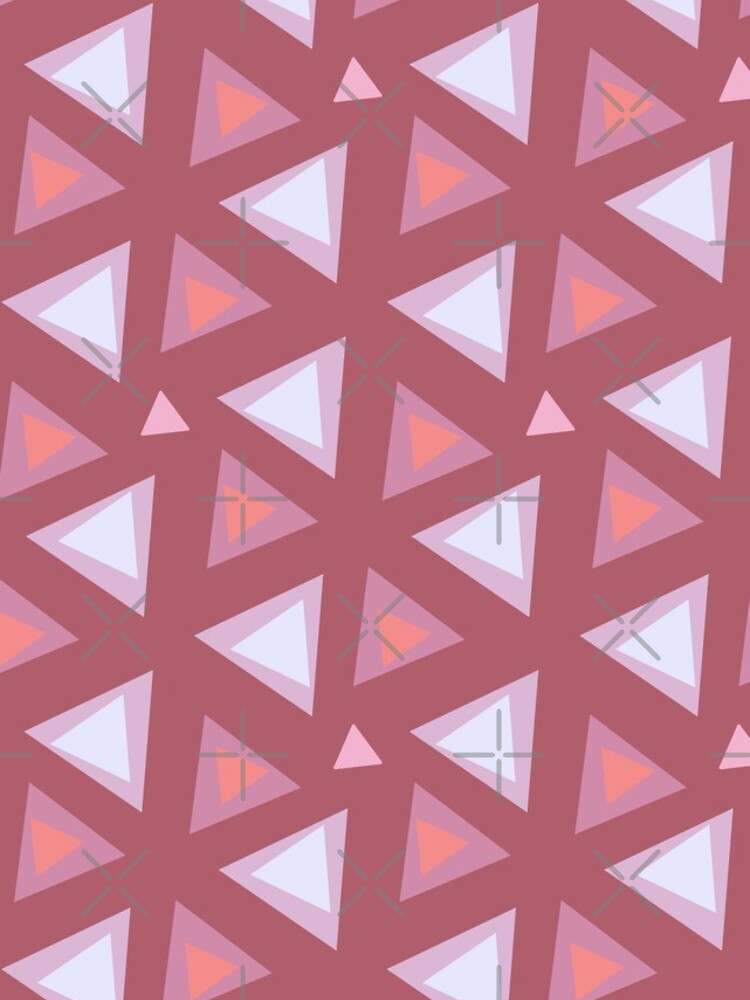Thumbnail 5 of 5, iPhone Case, Retro Triangles Pattern designed and sold by scofano.