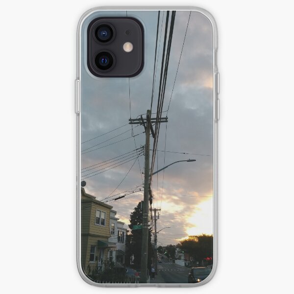 #wire #electricity #sky #danger industry steel station sunset outdoors travel technology horizontal colorimage fuelandpowergeneration nopeople transportation highup constructionindustry iPhone Soft Case