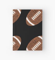 Cuaderno de tapa dura Camiseta del fútbol del futbolista de la camiseta d