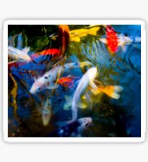 Koi Fish Family Sticker