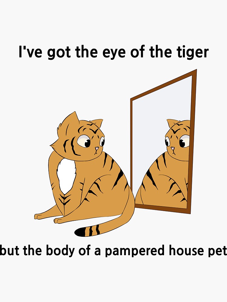 "Eye of the Tiger Design" Sticker for Sale by Blenderbeetle Redbubble