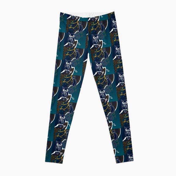 owl fleece leggings