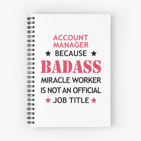 Item preview, Account Manager Badass Funny Birthday Christmas Gift designed and sold by smily-tees.
