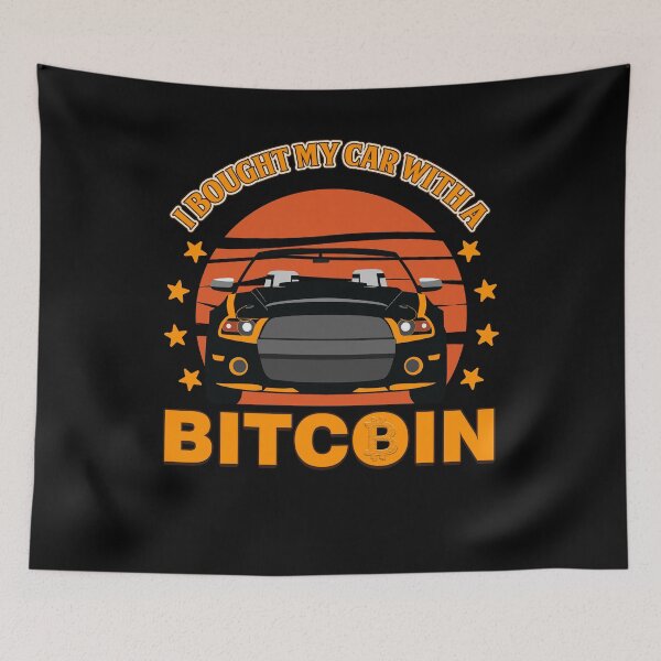 Artikelvorschau, BITCOIN - Ich kaufte mein Auto mit einem Bitcoin entworfen und verkauft von design2try.