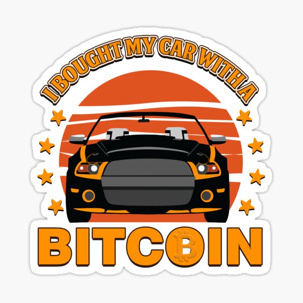 bought with bitcoin sticker