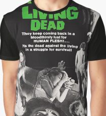 Nacht der lebenden Toten 1968, Vintage Movie Poster, Retro Halloween Zombie-Idee Grafik T-Shirt