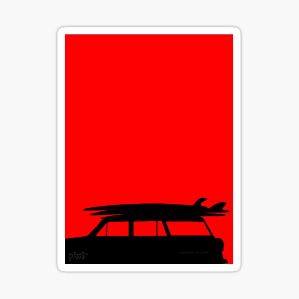 Surfie Sunset Sticker