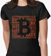 BITCOIN - Cryptocurrency Women's Fitted T-Shirt