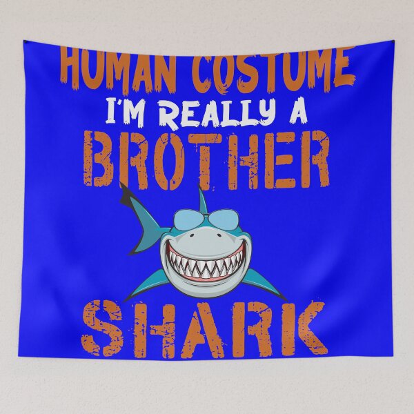 Item preview, Human Costume Brother Shark Halloween Costume Shirt designed and sold by Hananiah Merch.
