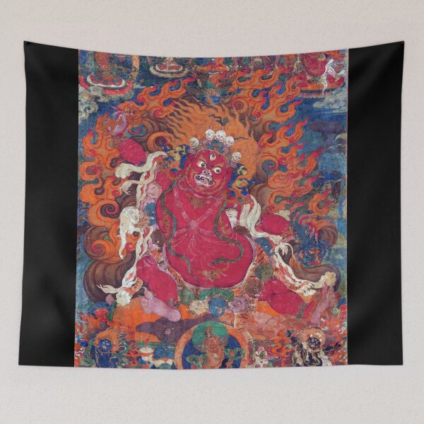 Item preview, Guru Dragpo (Tibetan Buddhism, Restored Artwork) designed and sold by PromoteProgress.