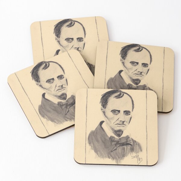 Item preview, Portrait Charles Baudelaire designed and sold by Zamen.