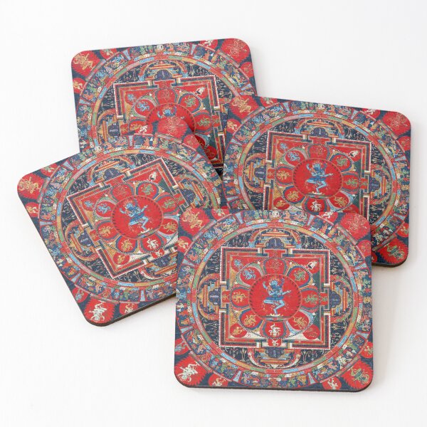 Item preview, Hevajra Mandala (Tibetan Buddhism, Restored Artwork) designed and sold by PromoteProgress.