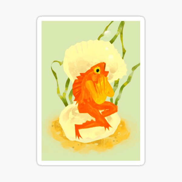 reverse merman Sticker