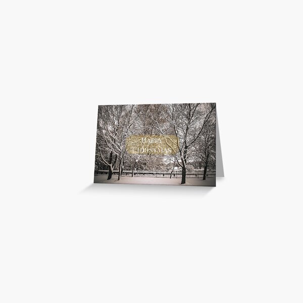 Winter Scene Greeting Card