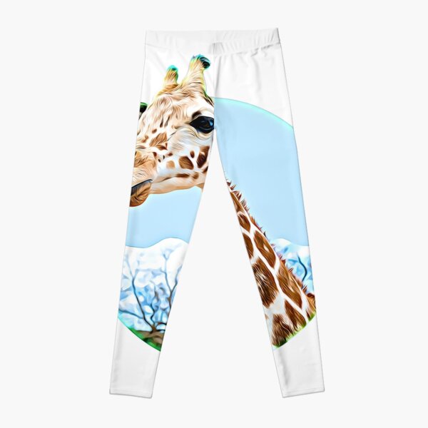 nike giraffe print leggings