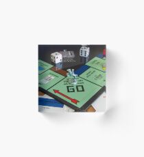 Bloque acrílico Monopoly - Juego de mesa