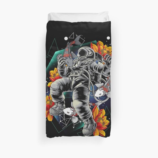 Lucky Spaceman Duvet Cover