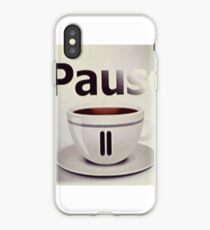 Pause, have a nice pausr iPhone Case