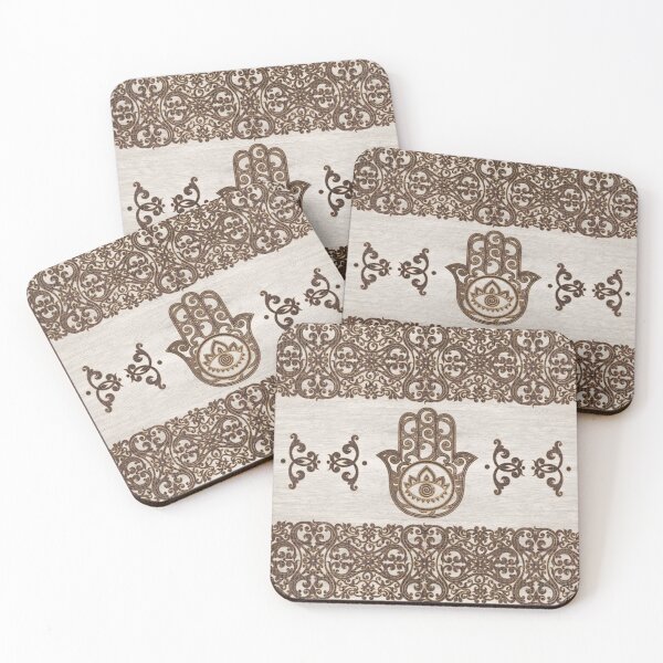 Item preview, Hamsa Hand - Hand of Fatima  wooden texture designed and sold by Nartissima.