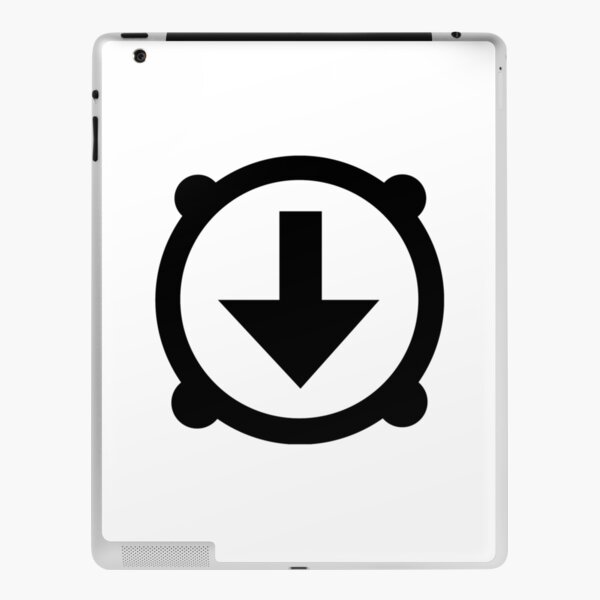 Batterhead Down Logo iPad Skin
