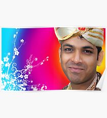 Indian Bride Groom Poster