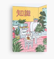 Maneki Plants Metal Print