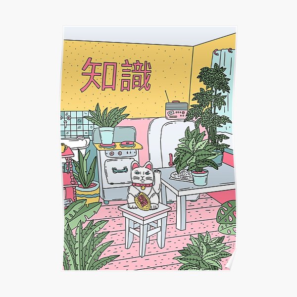 Maneki Plants Poster