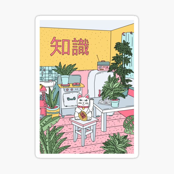 Maneki Plants Sticker