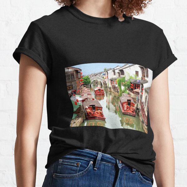 Shantang Canal, Suzhou, China Classic T-Shirt