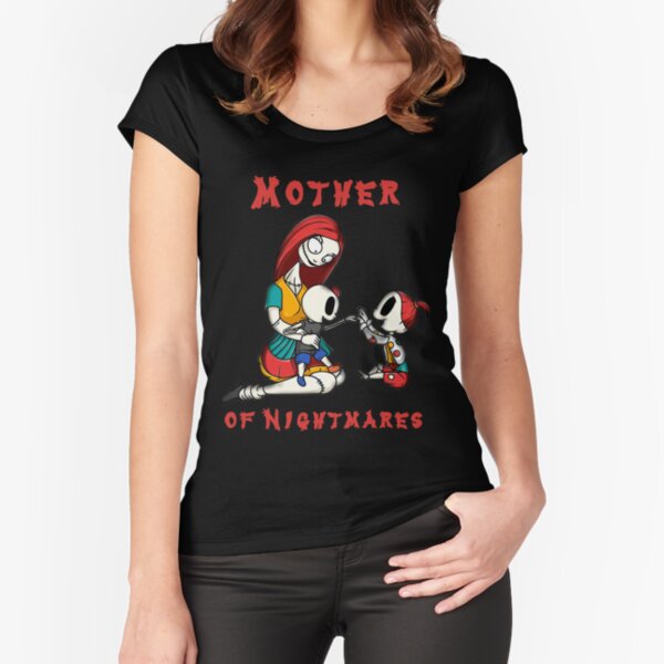 Funny Halloween Mother of Nightmares Fitted Scoop T-Shirt