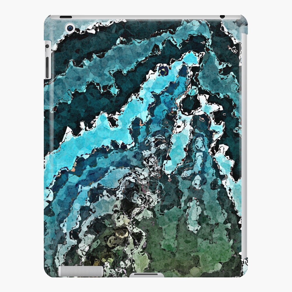 Blue And Green Pattern iPad Case & Skin